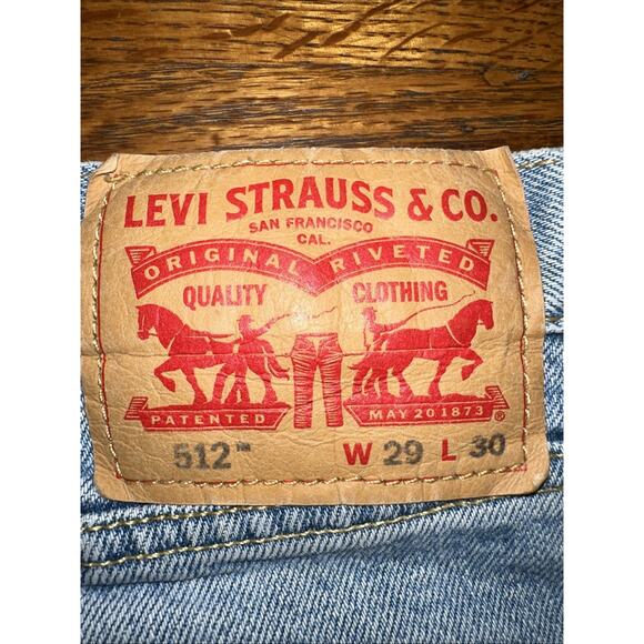 Levi’s Jeans Women’s Blue 512 Size 29x30 Straight - Picture 13 of 13